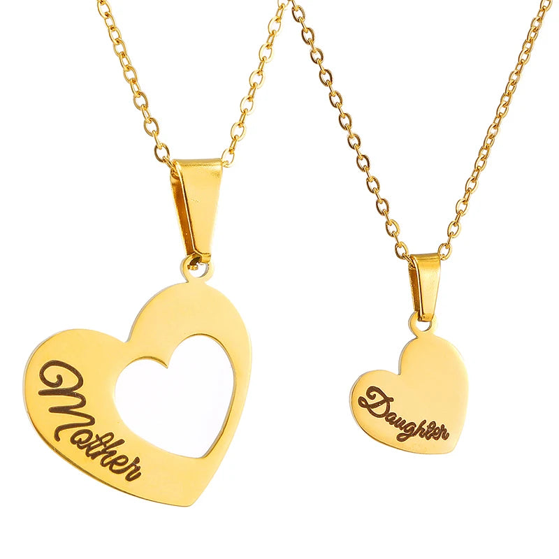 Forever Bond Mother Daughter Nameplate Necklace