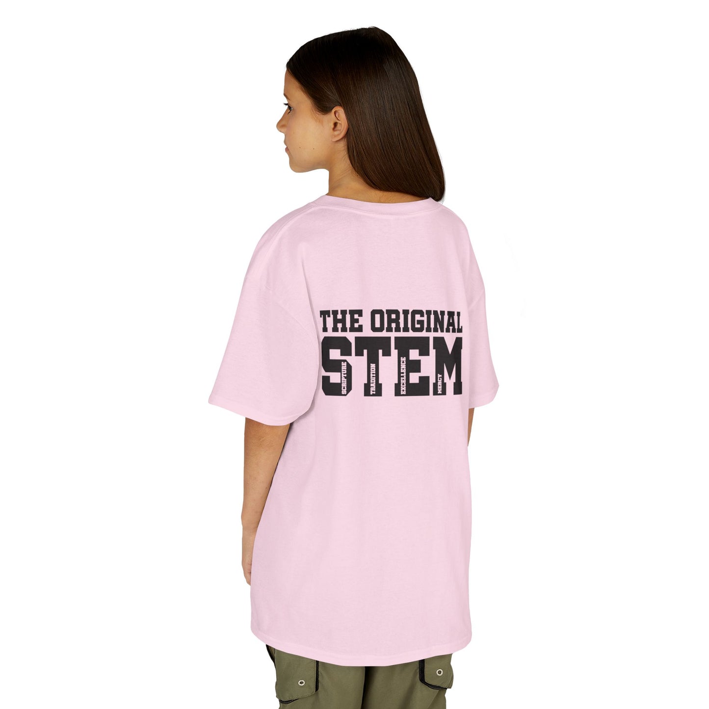 Catholic Schools Est. 1606 Kids T-Shirt – "The Original STEM: Scripture ∙ Tradition ∙ Excellence ∙ Mercy" (Catholic Schools Series)