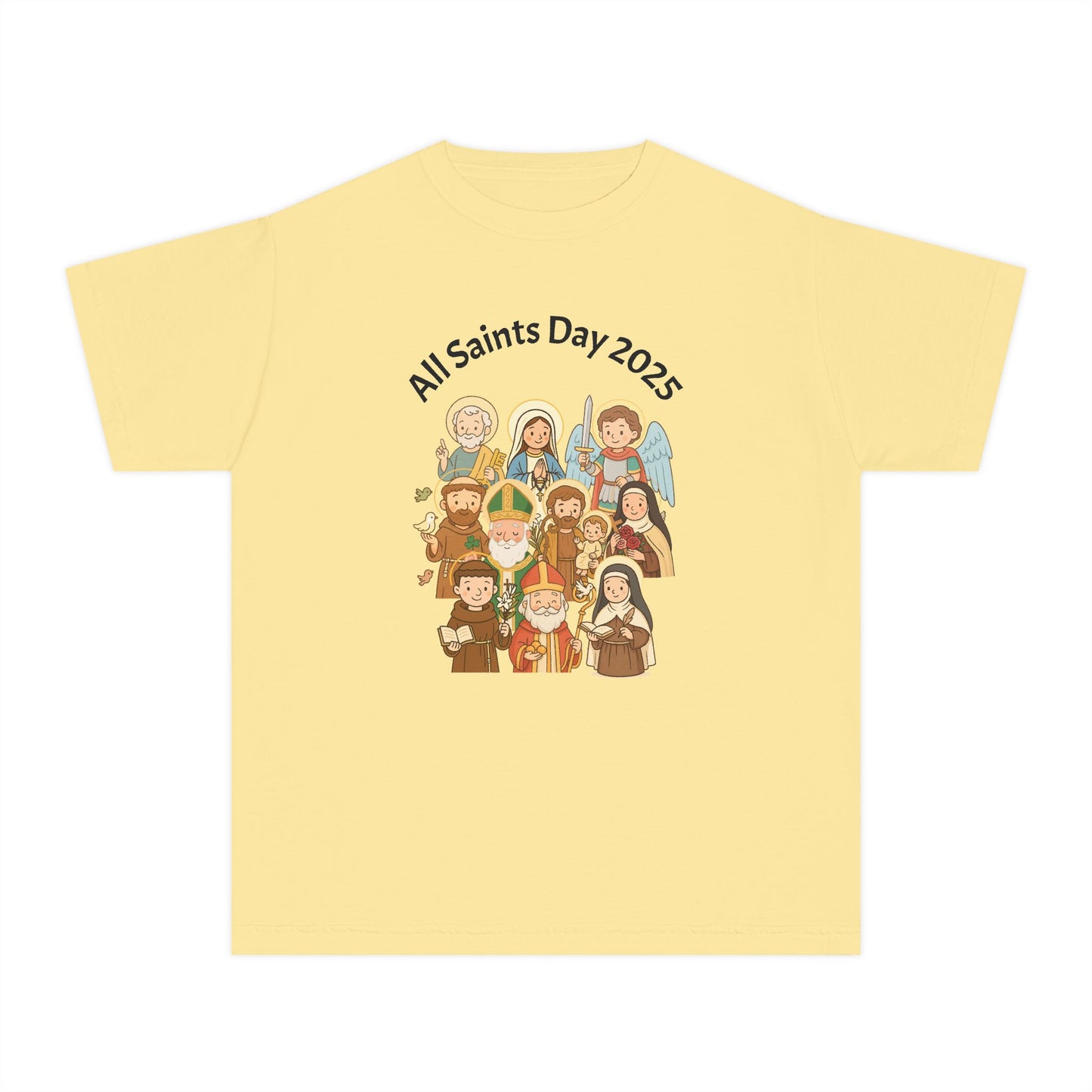 Youth All Saints Day Midweight Christian Tee