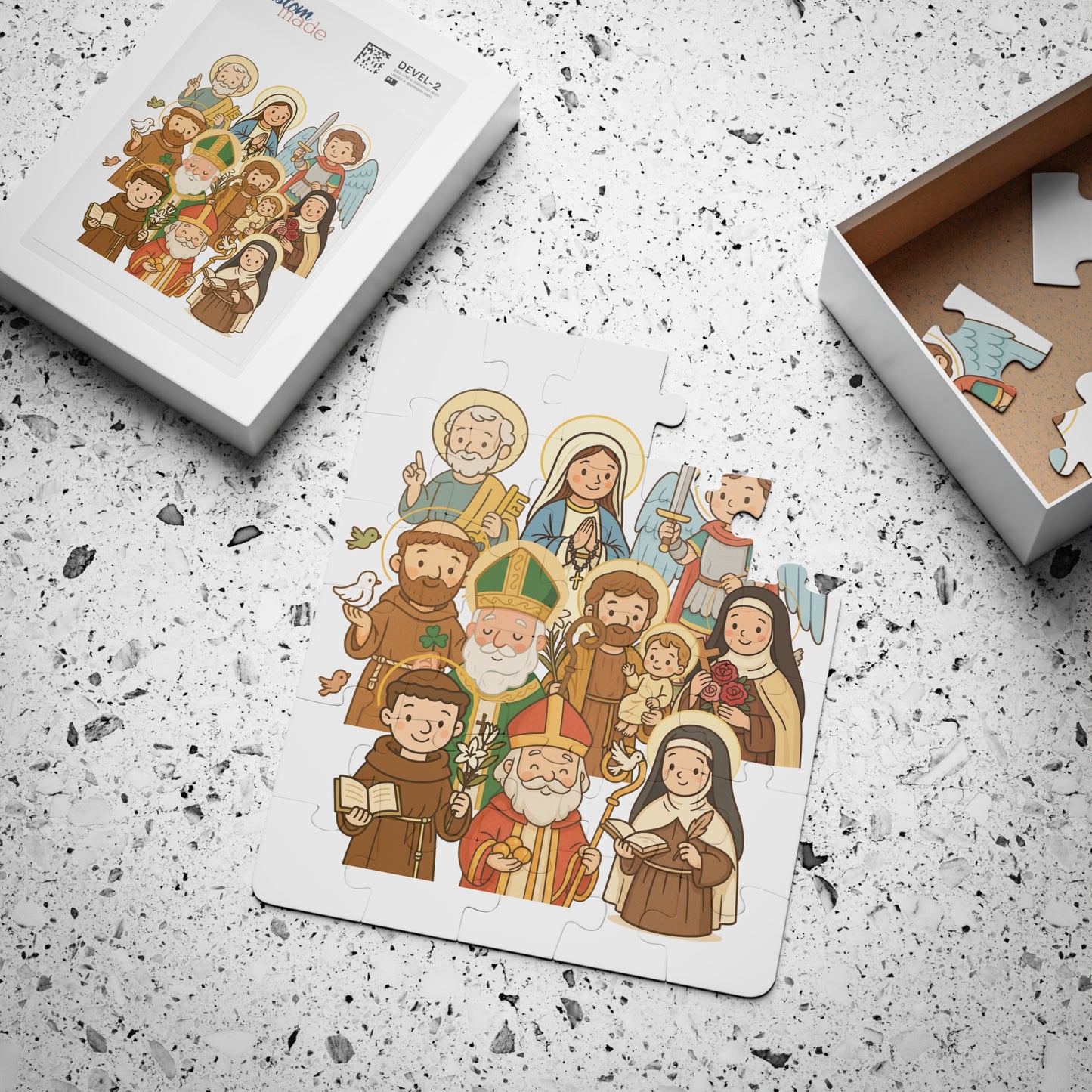 Saintly Heroes Jigsaw Puzzle for Kids - 30 Pieces of Faith-Filled Fun