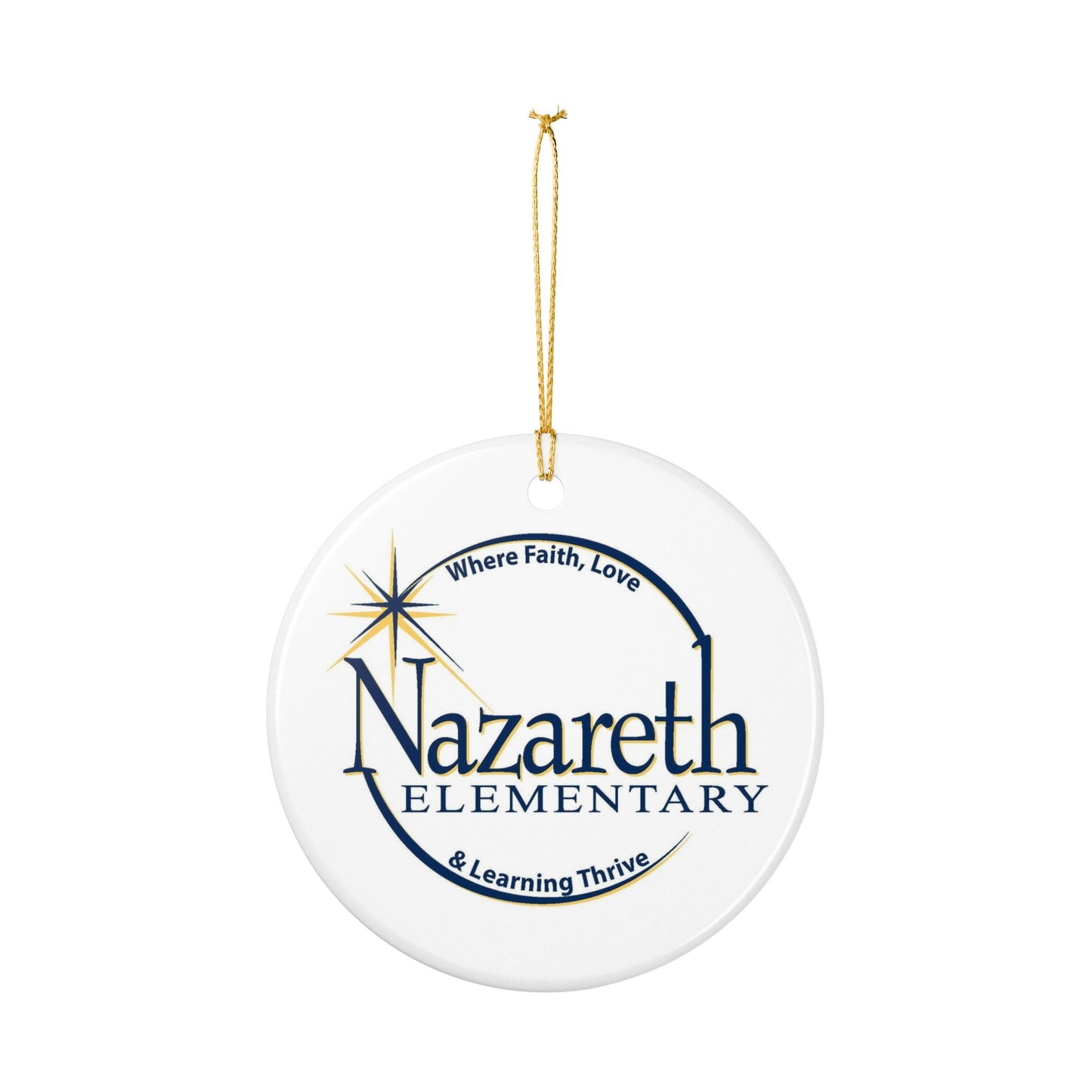 Nazareth Elementary School, Rochester, NY Ceramic Ornament