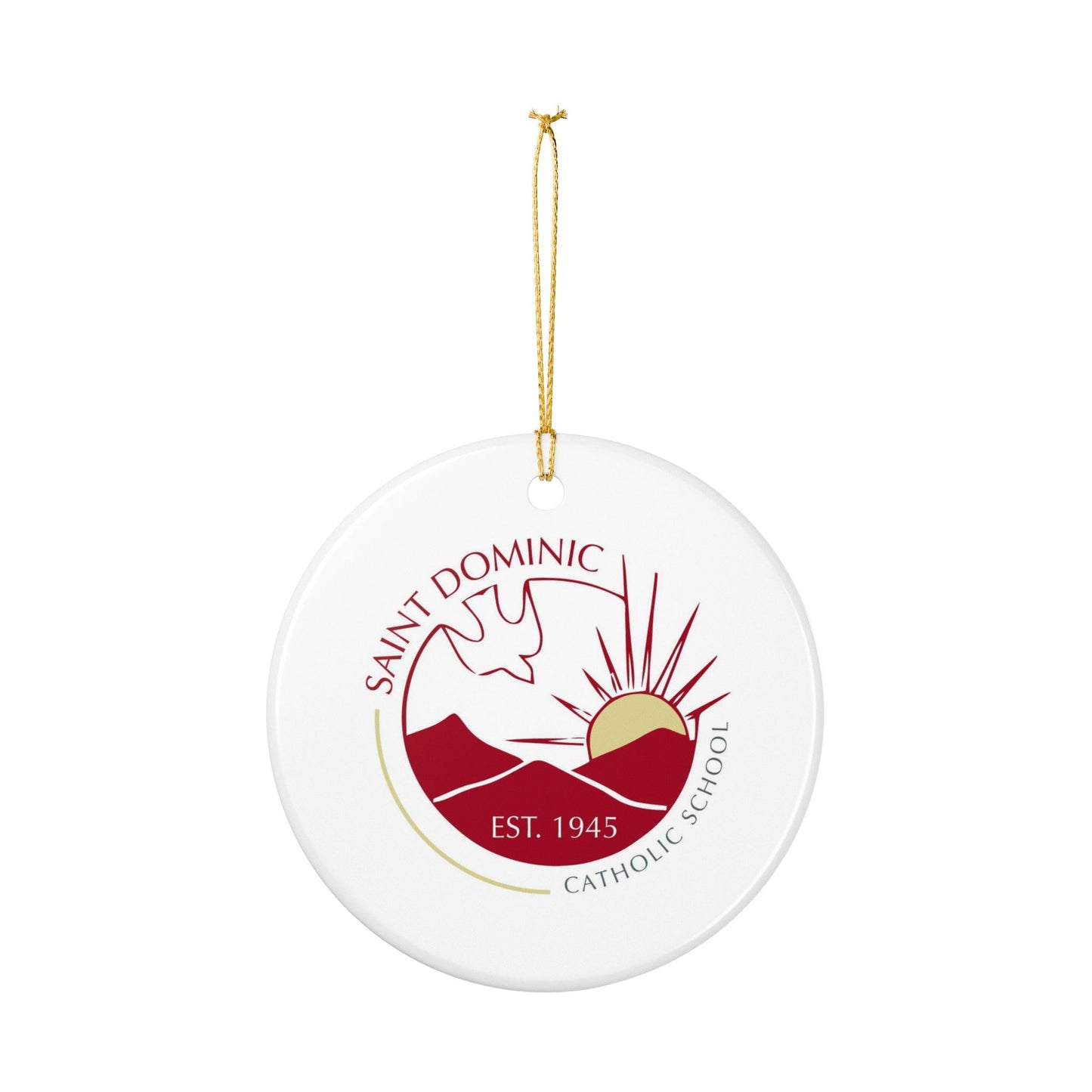 St Dominic School - Freeport, TN Ceramic Ornament