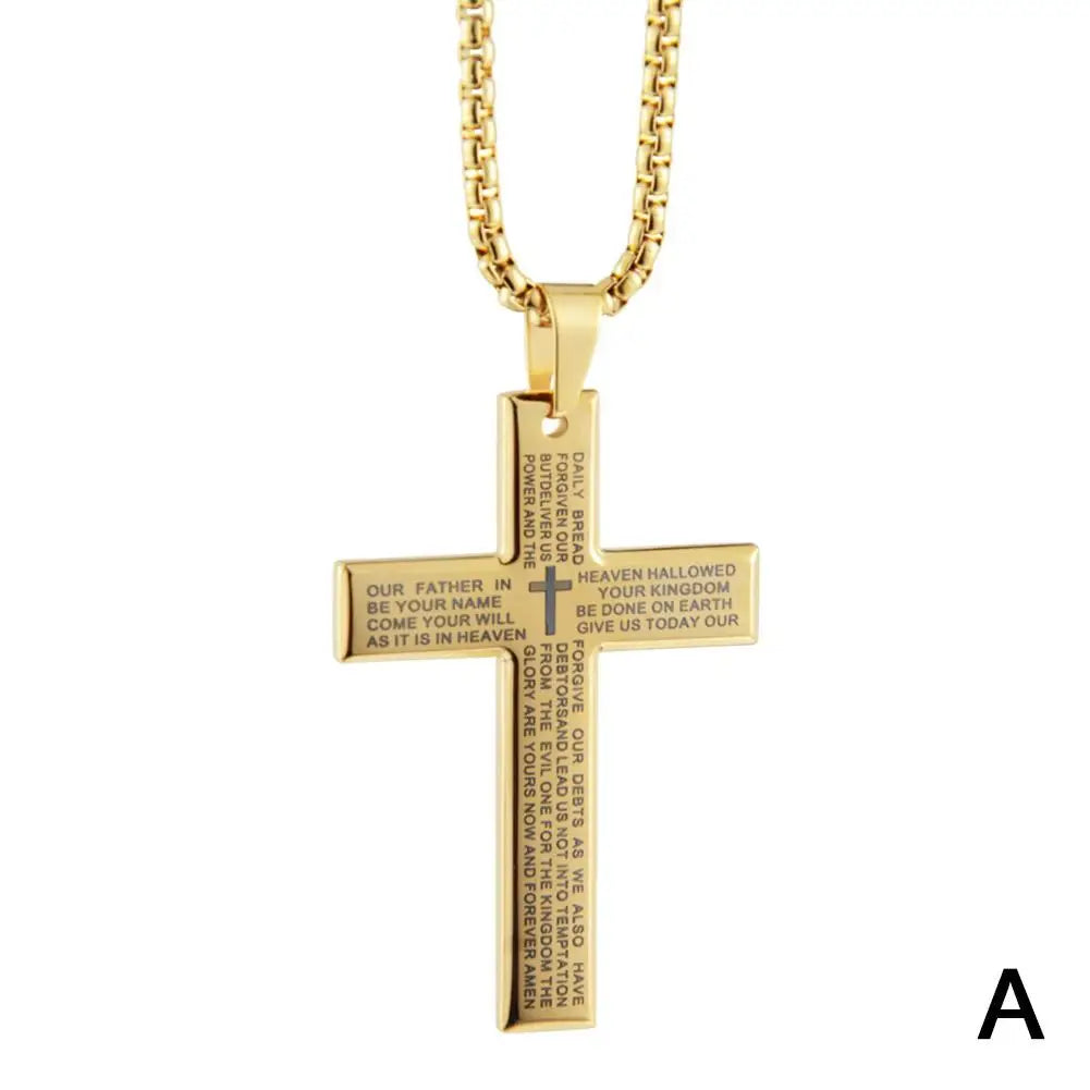 Majestic Cross Prayer Necklace
