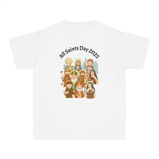 Youth All Saints Day Midweight Christian Tee