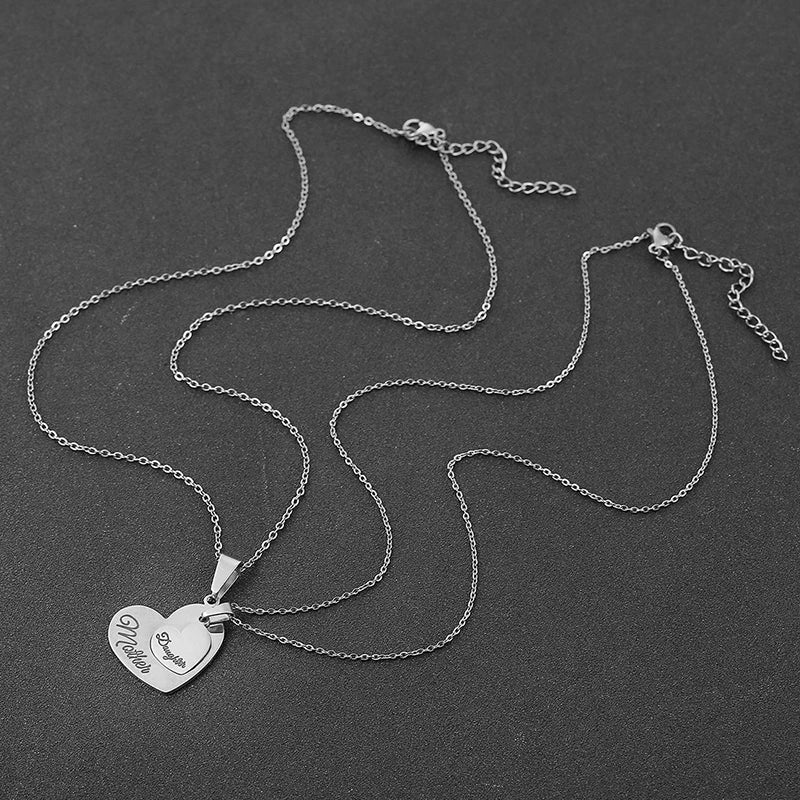 Forever Bond Mother Daughter Nameplate Necklace