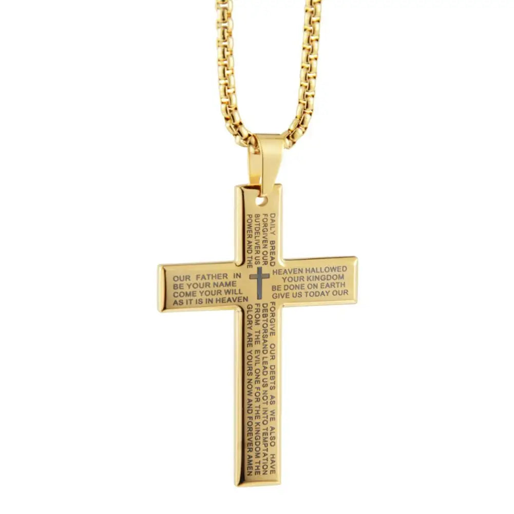 Majestic Cross Prayer Necklace