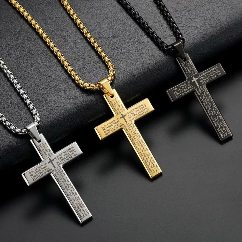 Majestic Cross Prayer Necklace