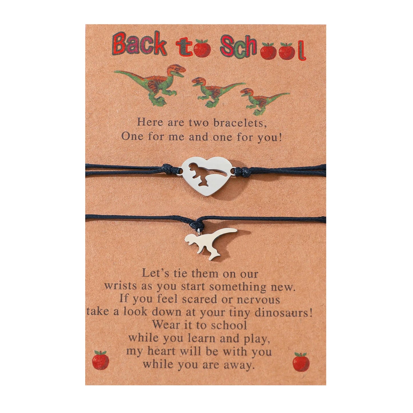 Dino Bond Mommy & Me Bracelet Set