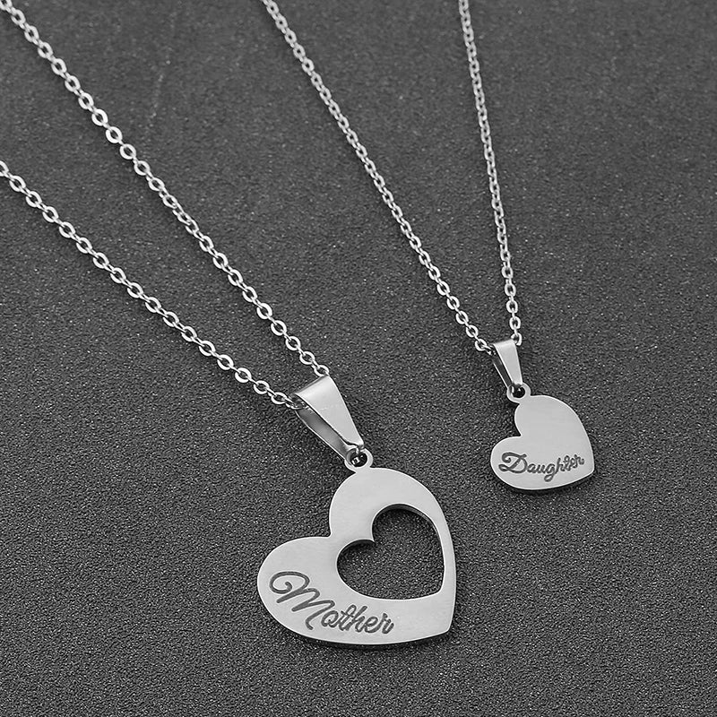 Forever Bond Mother Daughter Nameplate Necklace