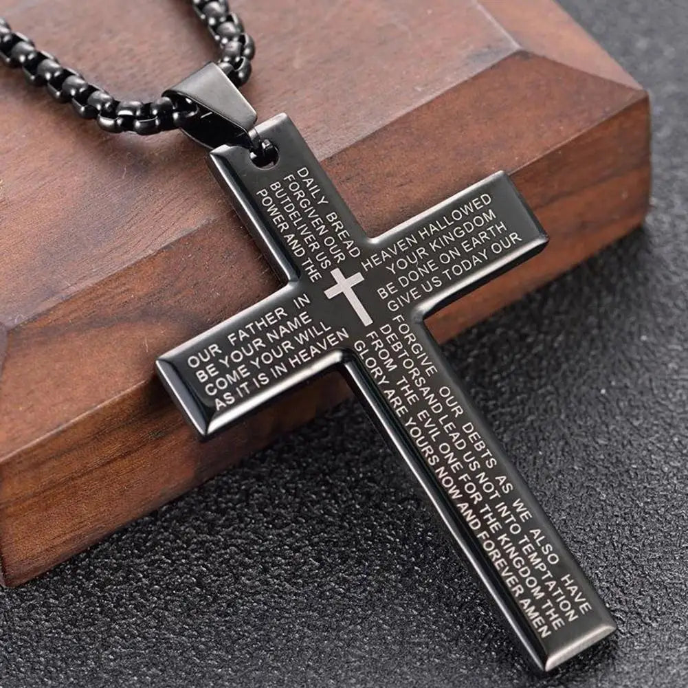 Majestic Cross Prayer Necklace