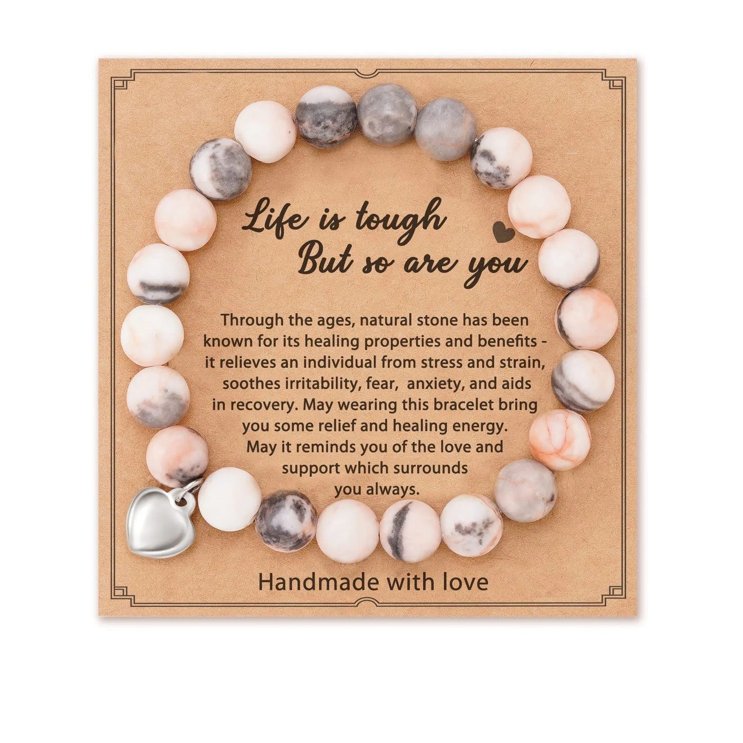 Harmony Zebra Bead Bracelet