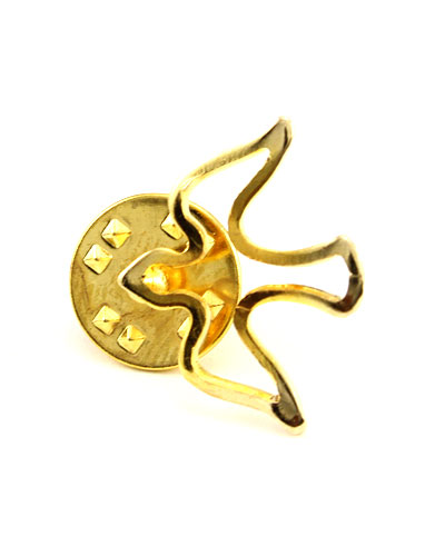 Holy Spirit Gold Tone Lapel Pin