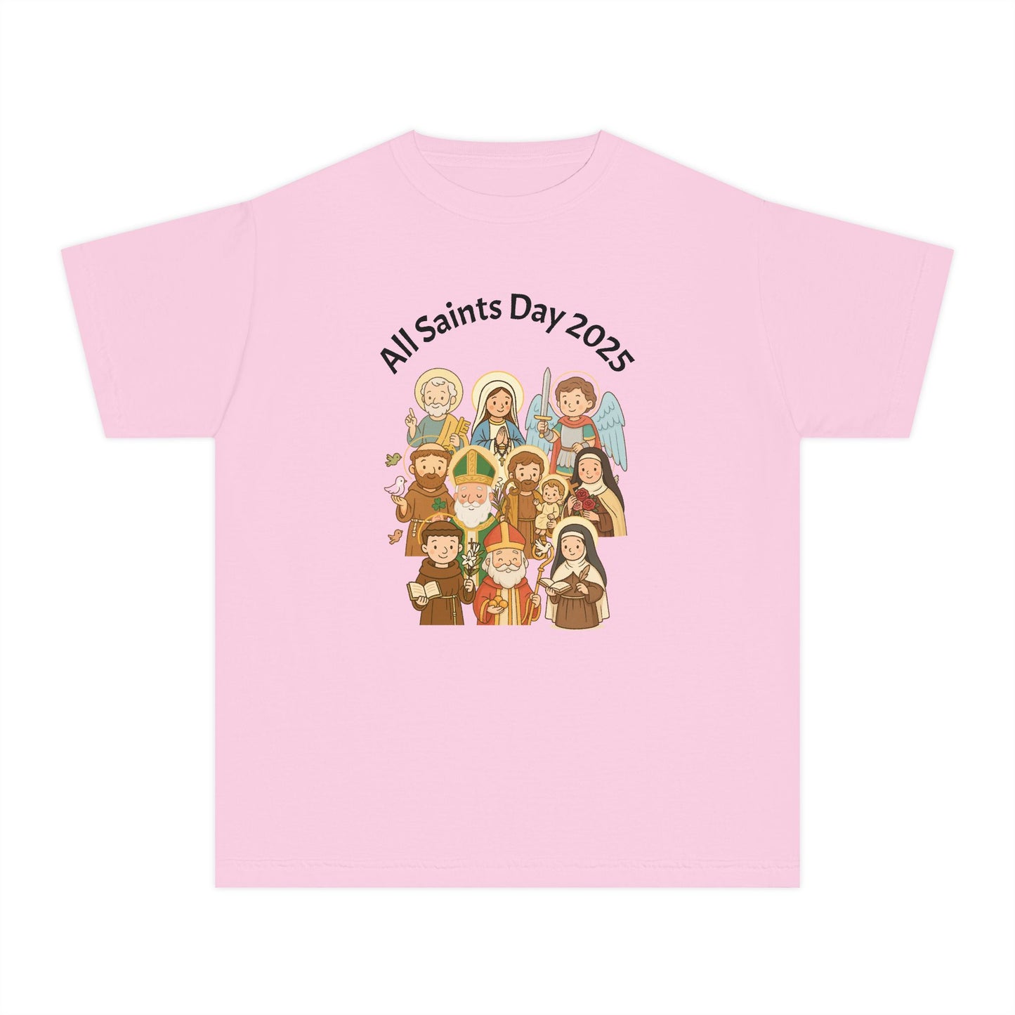 Youth All Saints Day Midweight Christian Tee
