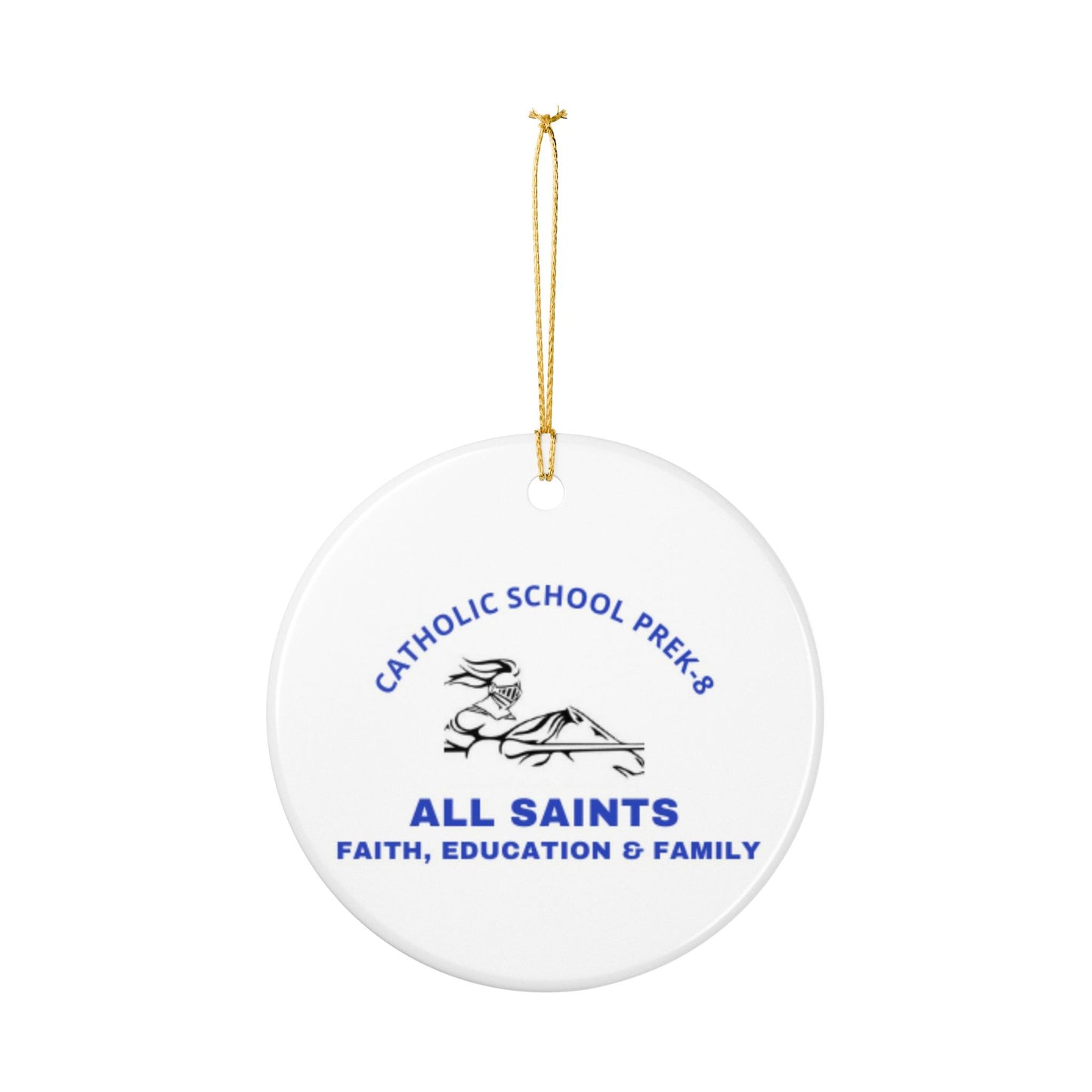 All Saints School - Cresson, PA Ceramic Ornament