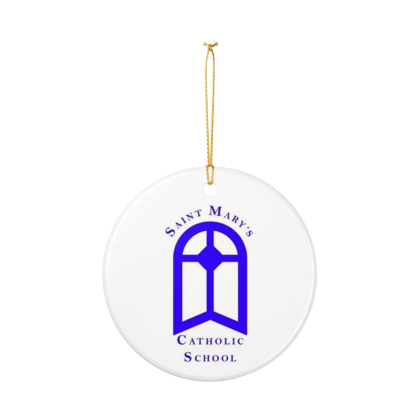 St Mary's Catholic School - Richmond, VA Ceramic Ornament