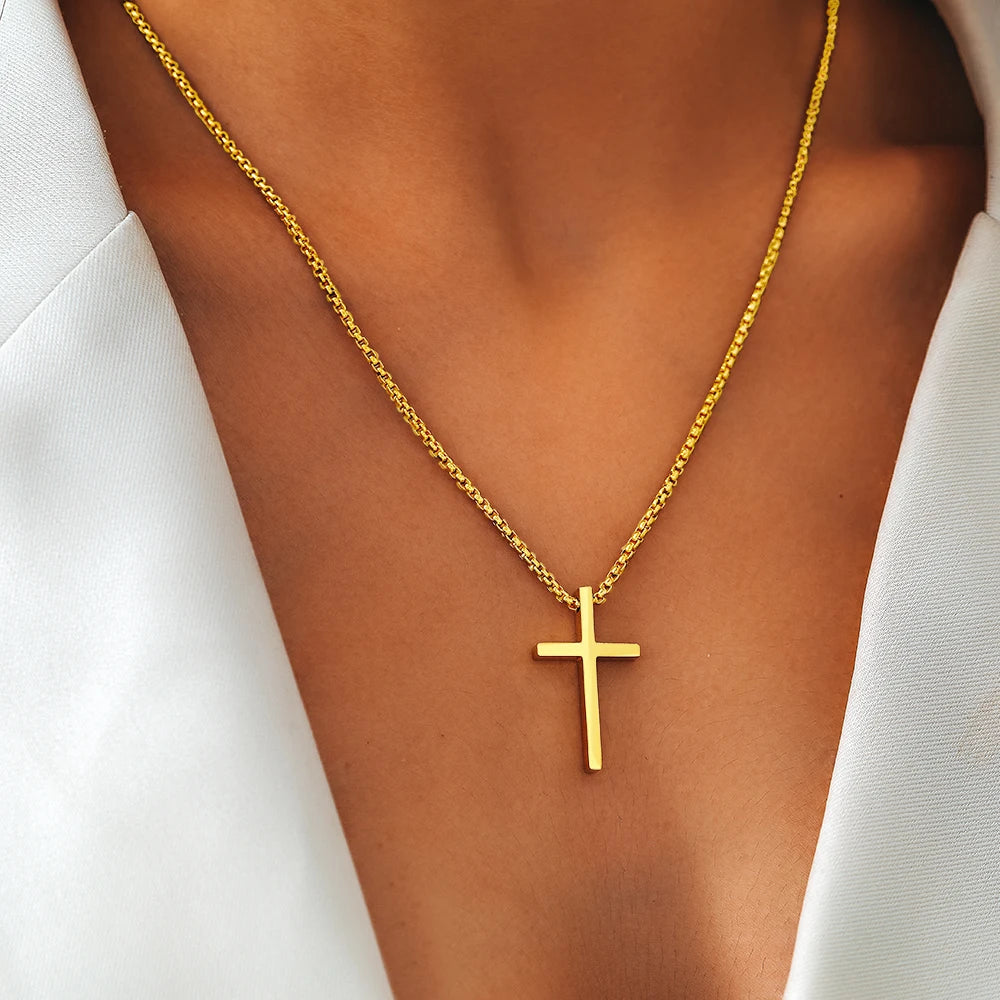 Urban Cross Choker Necklace