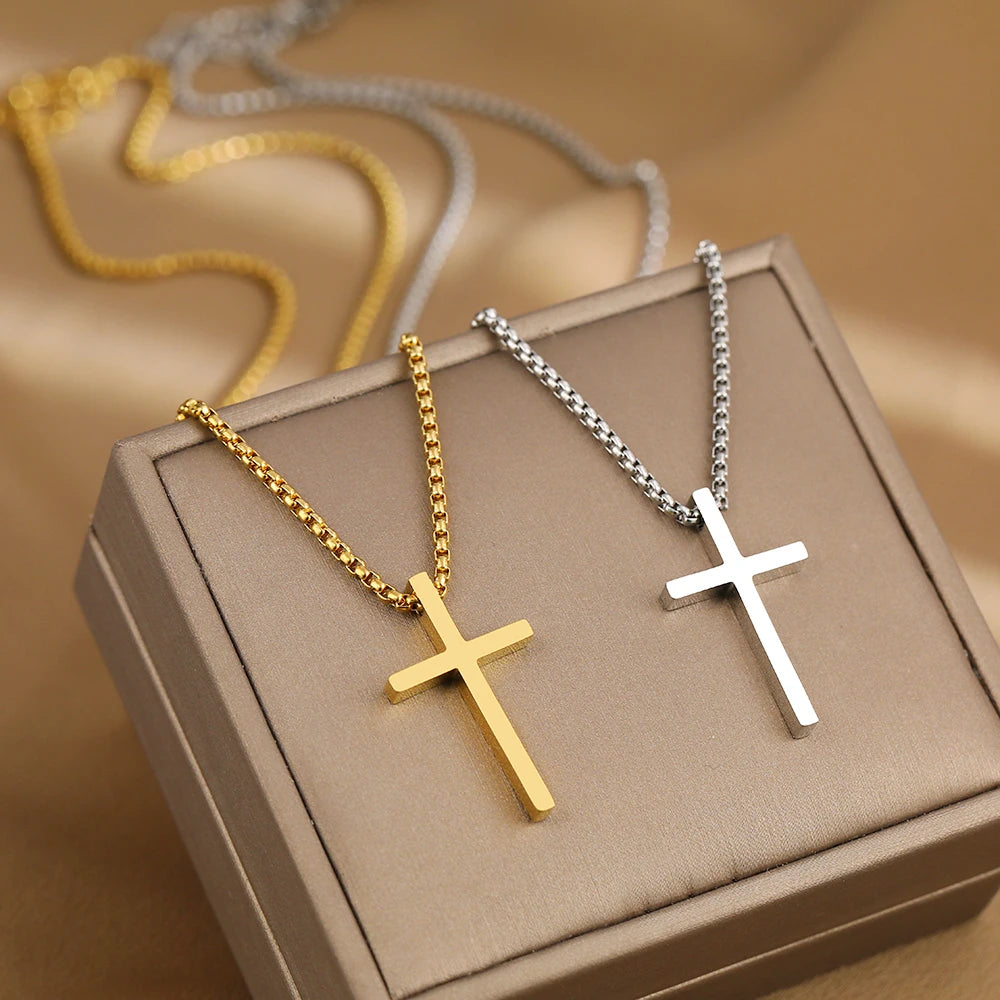 Urban Cross Choker Necklace