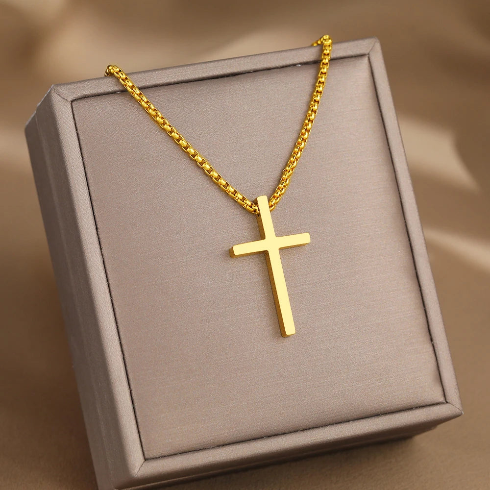 Urban Cross Choker Necklace