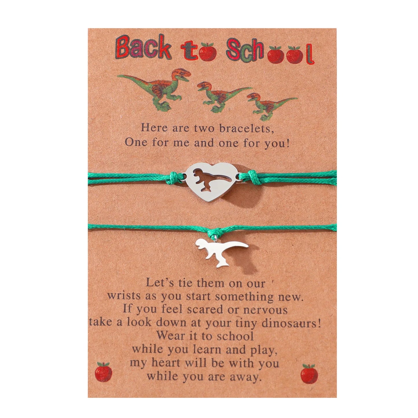 Dino Bond Mommy & Me Bracelet Set