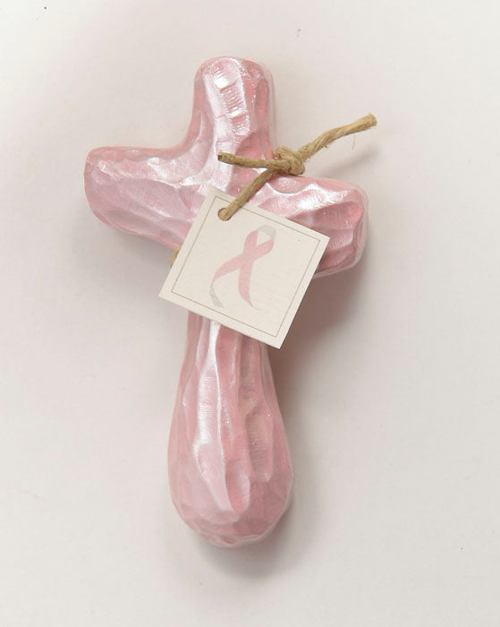 Journey Holding Cross - JHC-5 Rose Breast Cancer