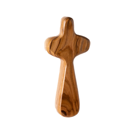 Personalized Engraved Olive Wood, Pocket Cross