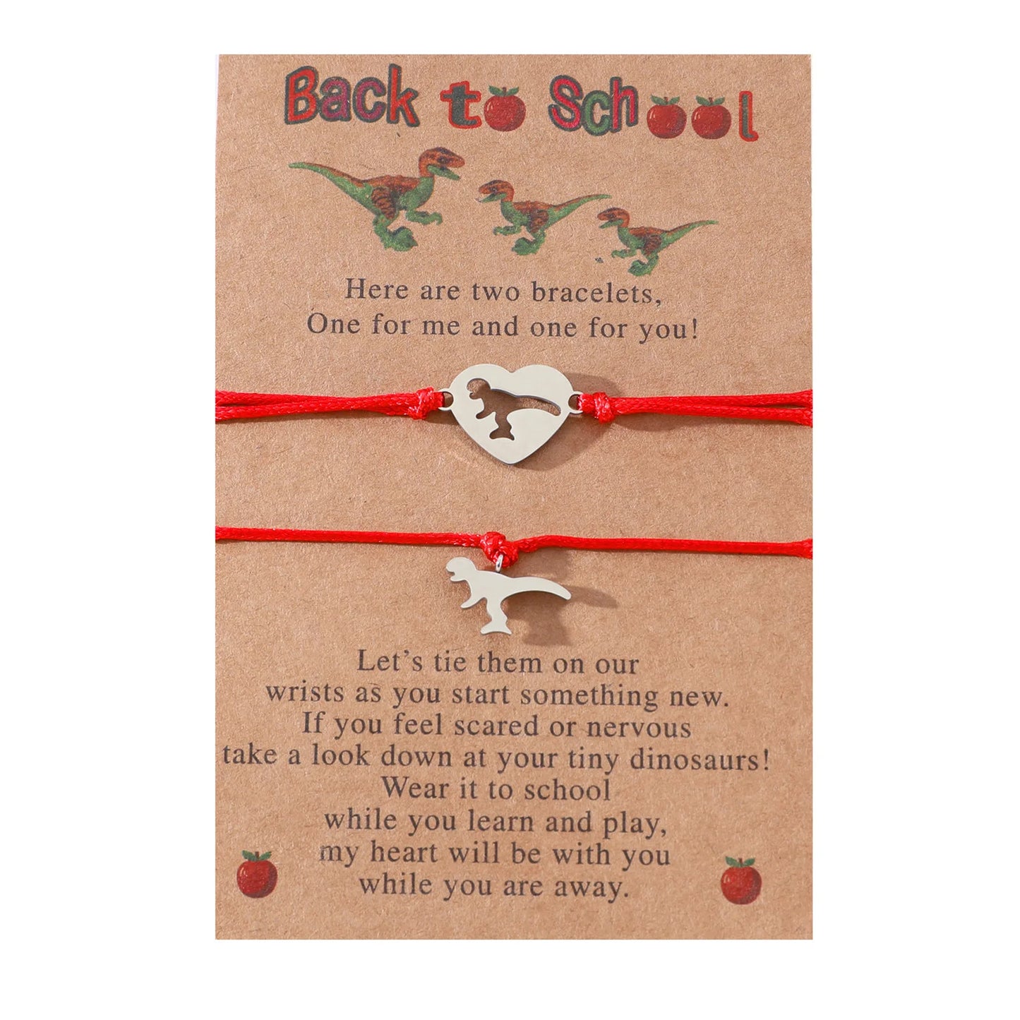 Dino Bond Mommy & Me Bracelet Set