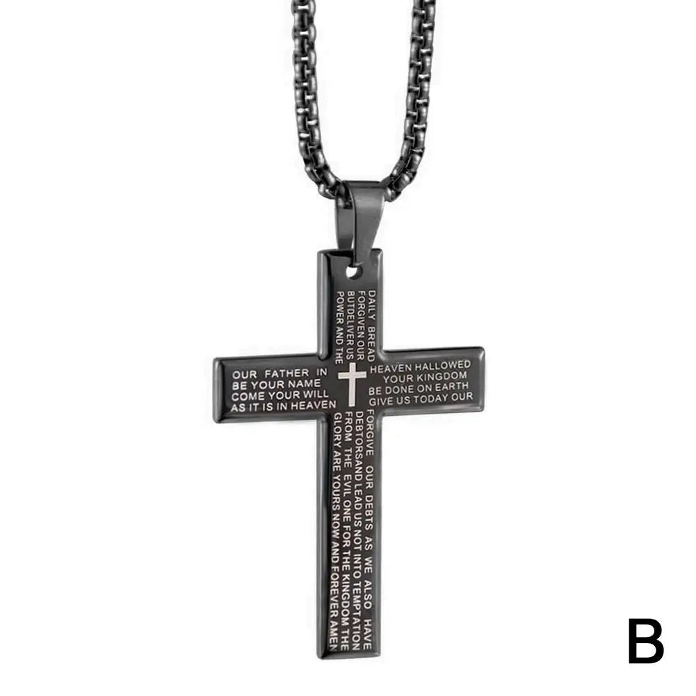 Majestic Cross Prayer Necklace