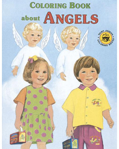 Catholic Coloring Book About Angels