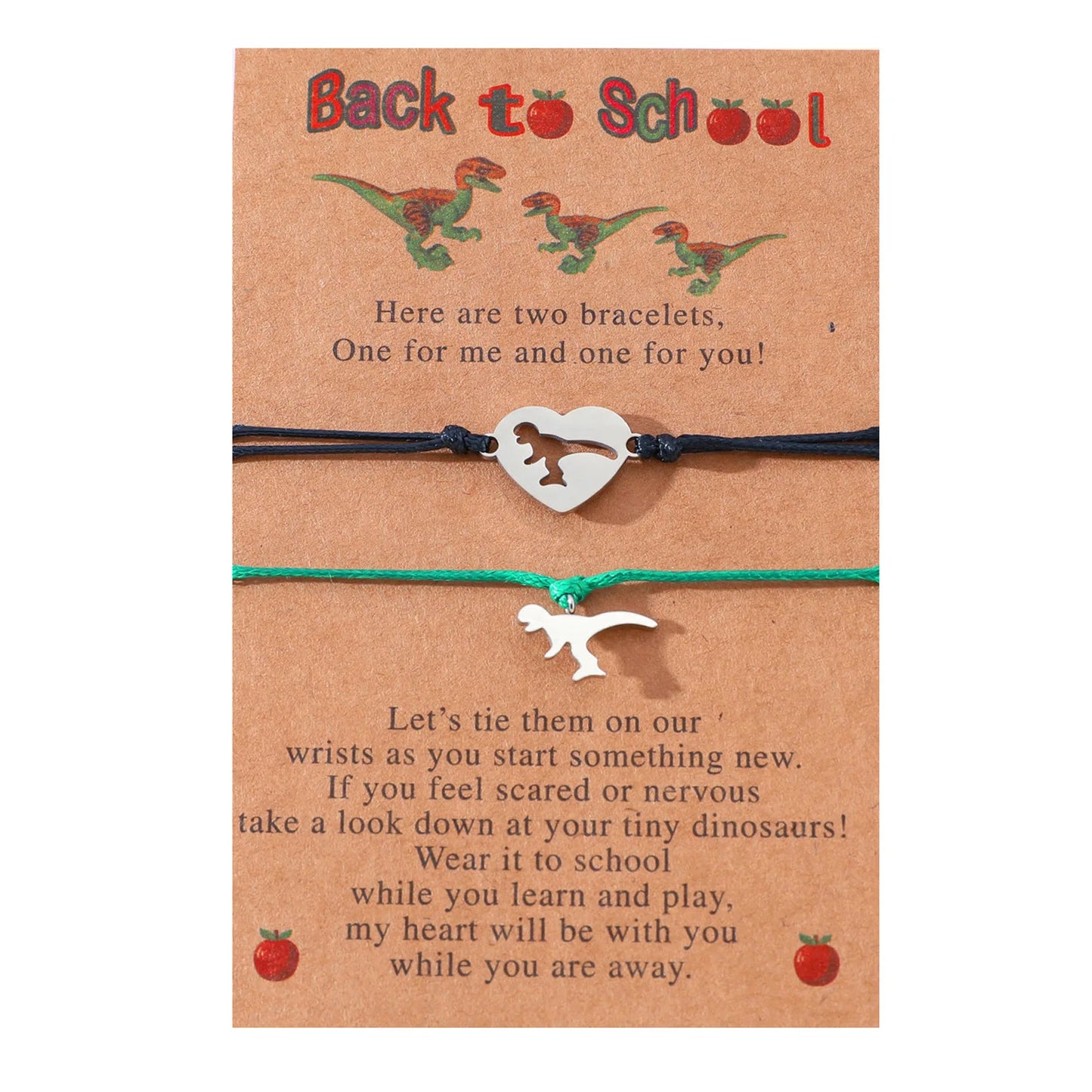 Dino Bond Mommy & Me Bracelet Set