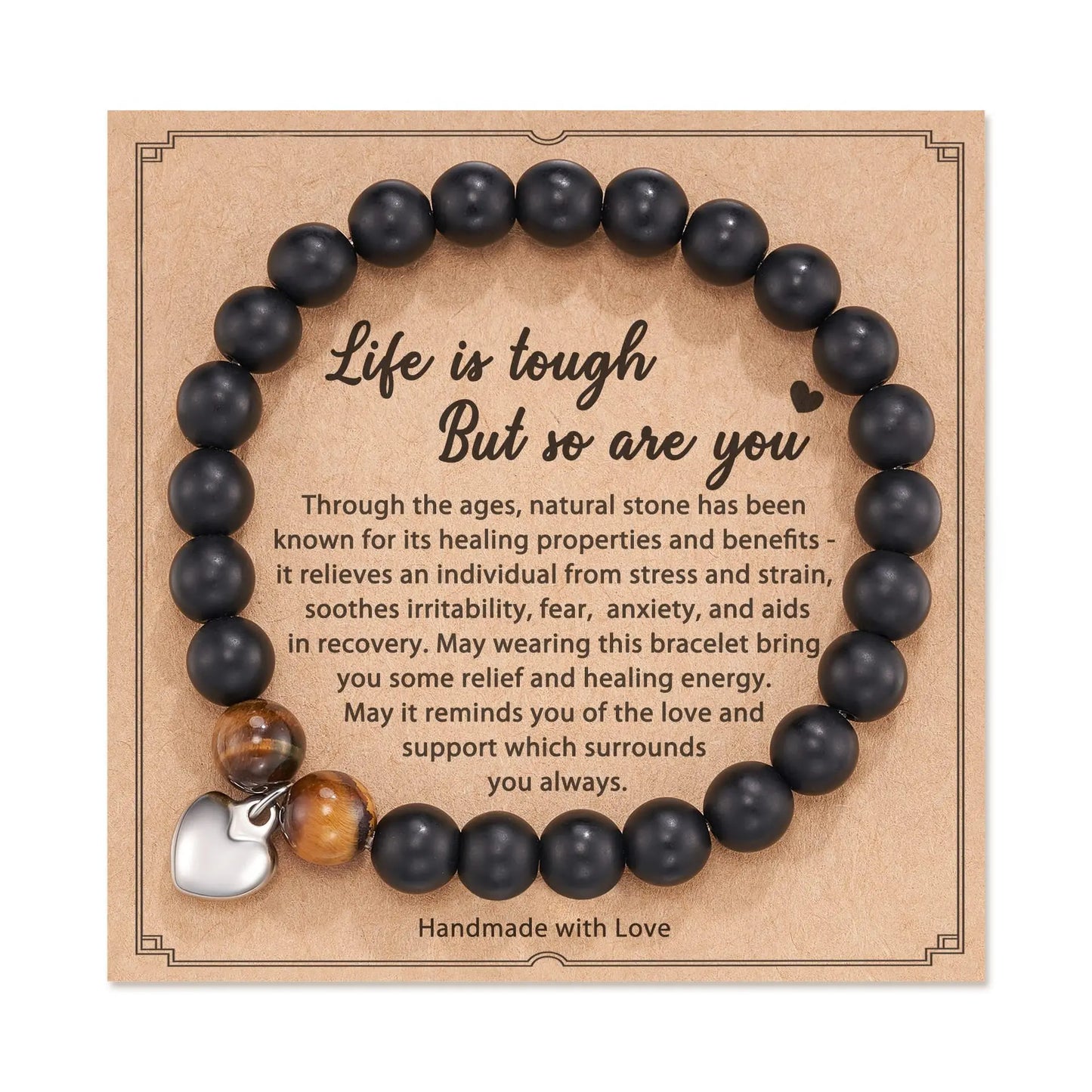 Harmony Zebra Bead Bracelet