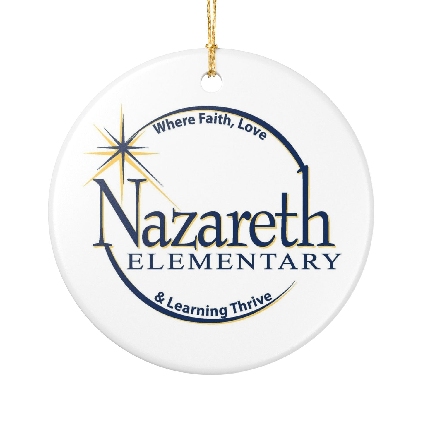 Nazareth Elementary School, Rochester, NY  Ceramic Ornament