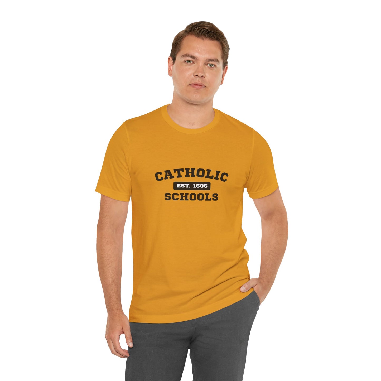 Catholic Schools Established 1606 Tee – Classic Catholic School Spirit T-Shirt