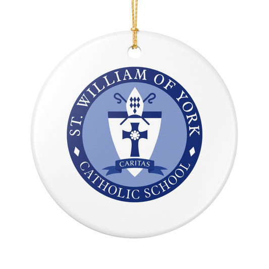 St William of York School - Stafford, VA   Ceramic Ornament