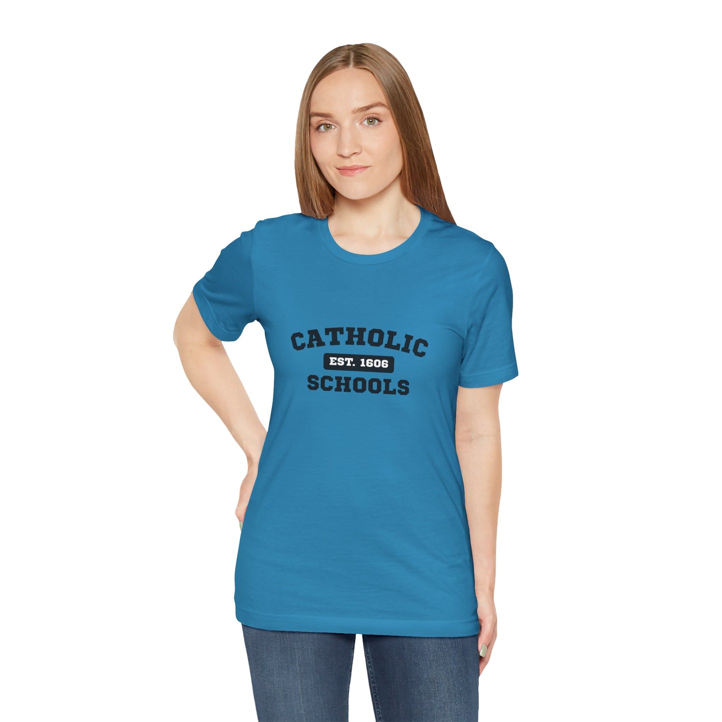 Catholic Schools Established 1606 Tee – Classic Catholic School Spirit T-Shirt