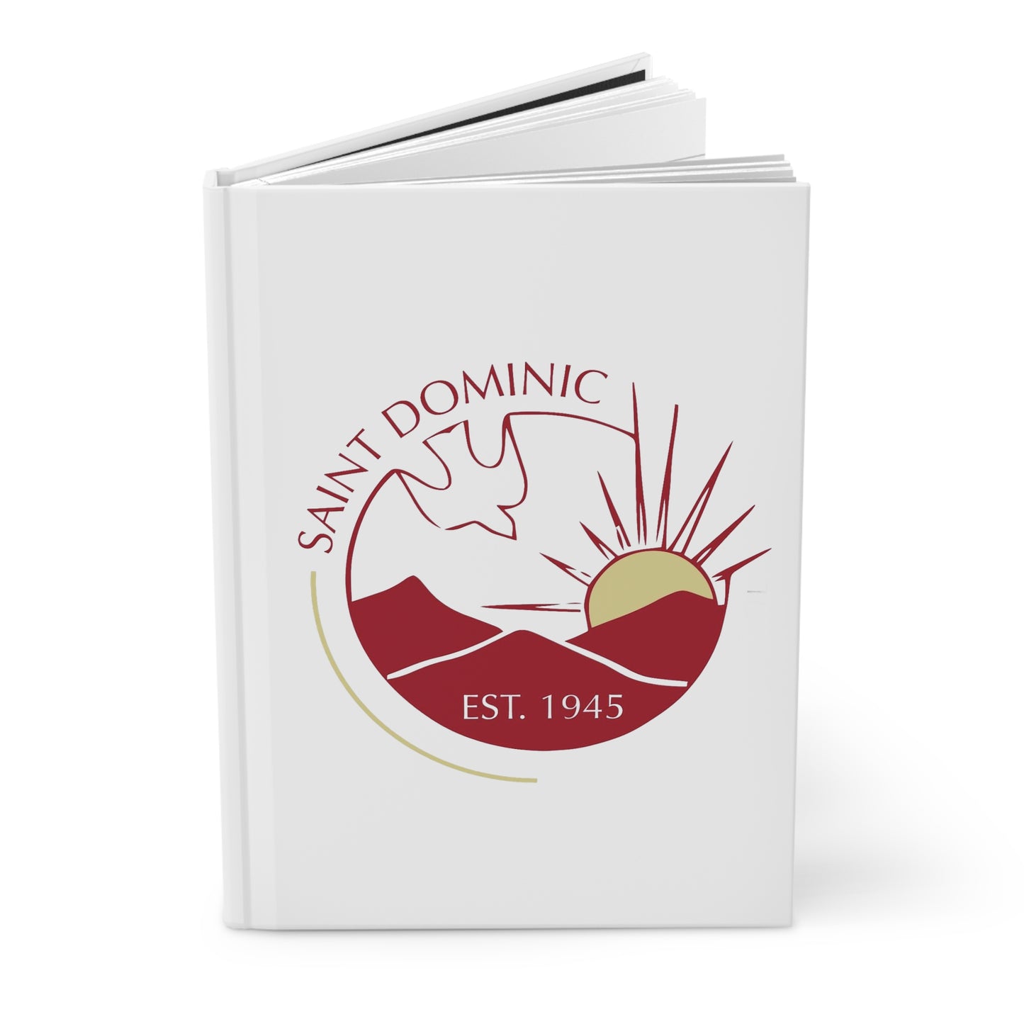 St Dominic School - Kingsport, TN Custom Hardcover Journal – Matte Finish Notebook with School Logo