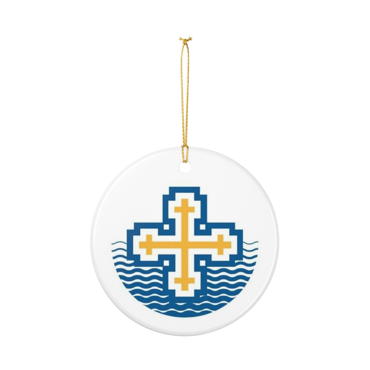 Holy Cross Catholic School - Green Bay, WI  Ceramic Ornament