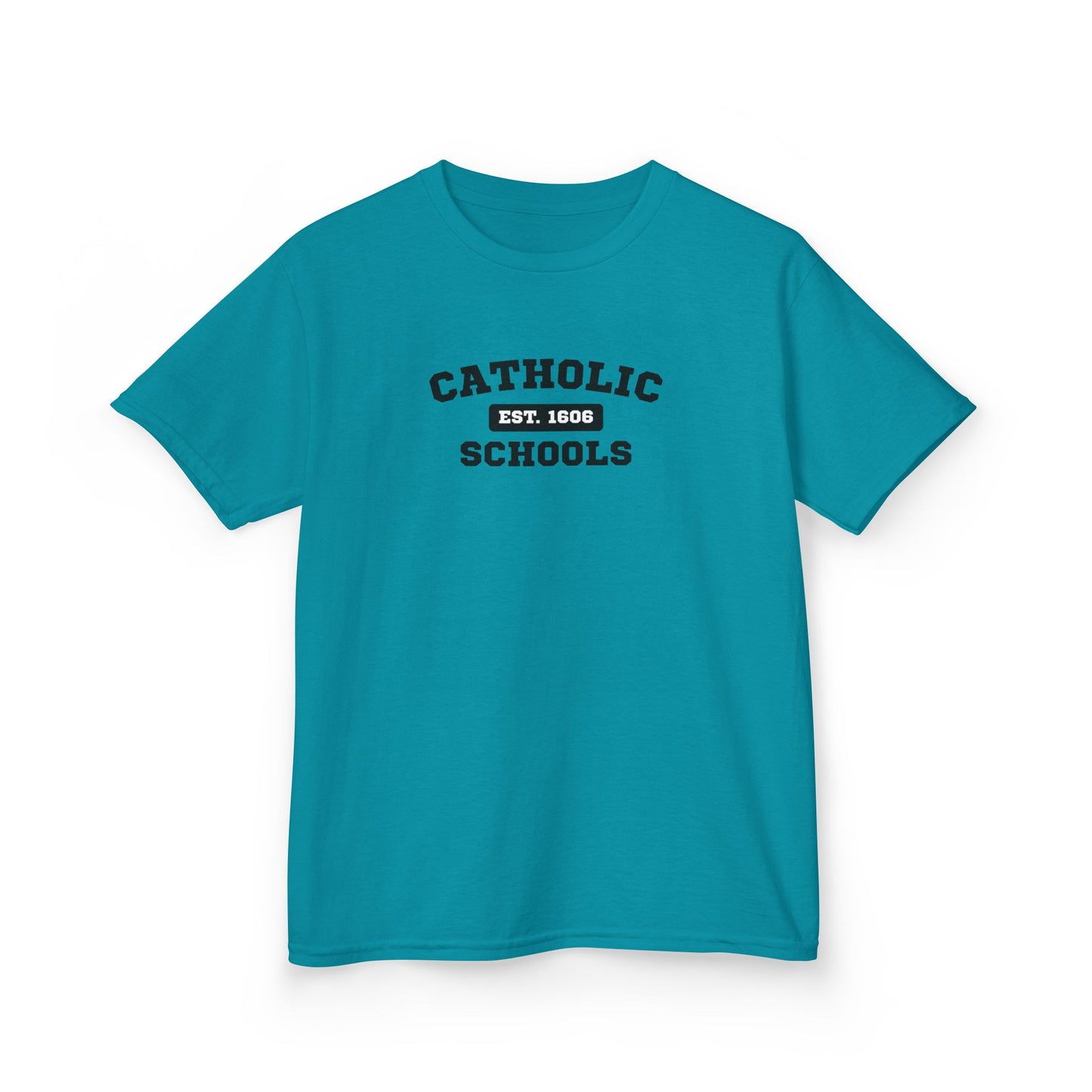 Kids Catholic Schools Tee – Established 1606 – Youth School Spirit Shirt