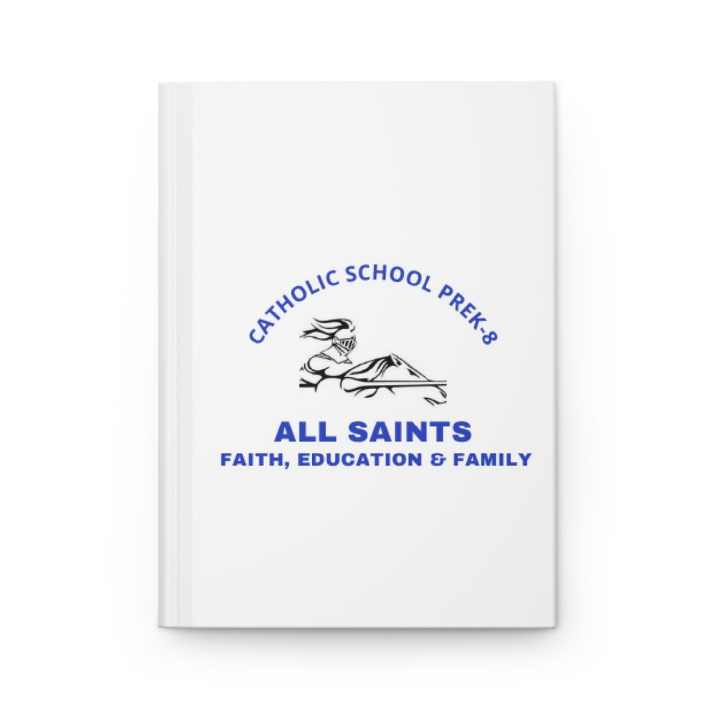 All Saints School - Cresson, PA Custom Hardcover Journal – Matte Finish Notebook with School Logo