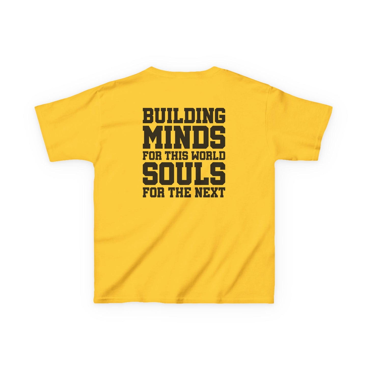 Catholic Schools Est. 1606 Kids T-Shirt – "Building Minds for This World, Souls for the Next" (Catholic Schools Series)