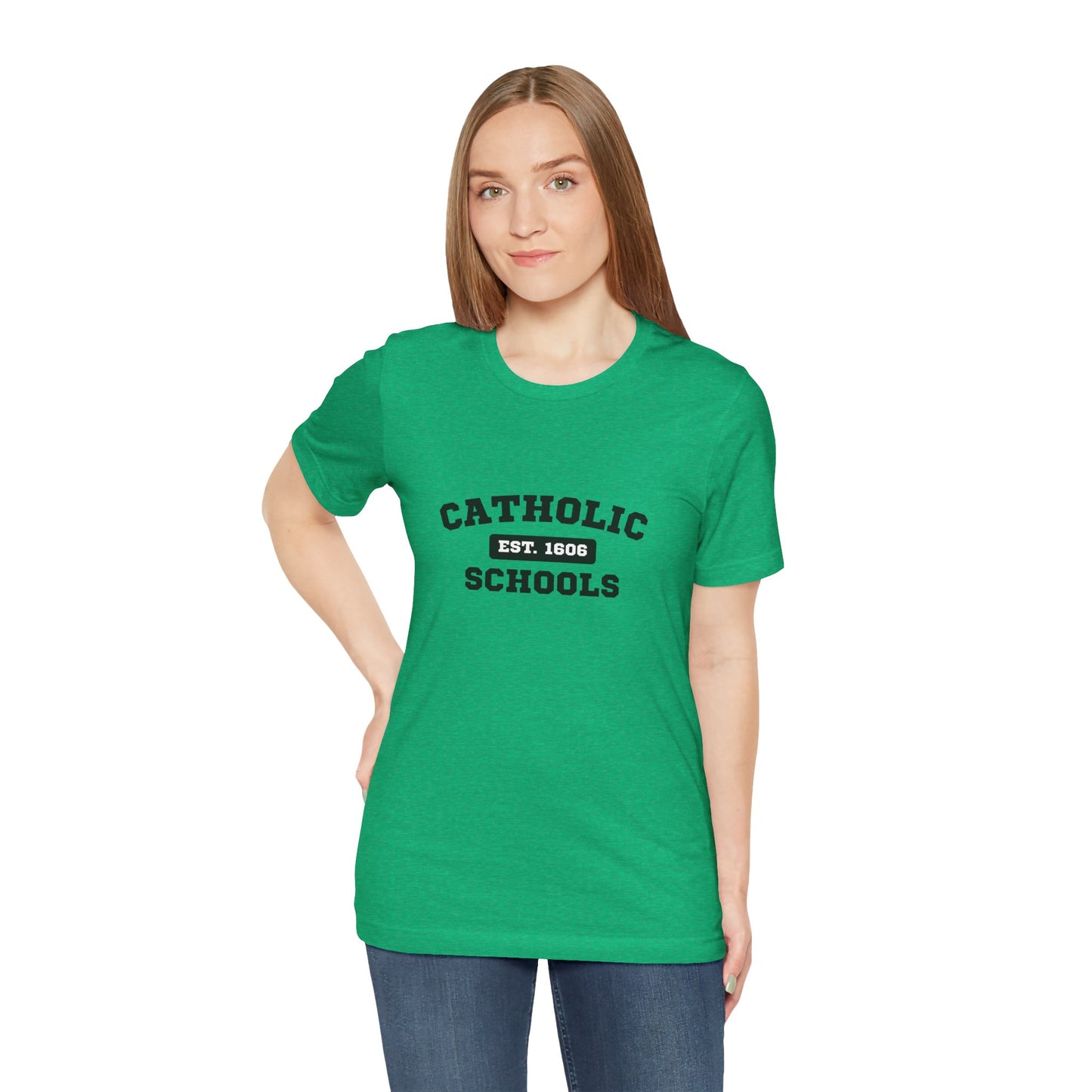 Catholic Schools Established 1606 Tee – Classic Catholic School Spirit T-Shirt