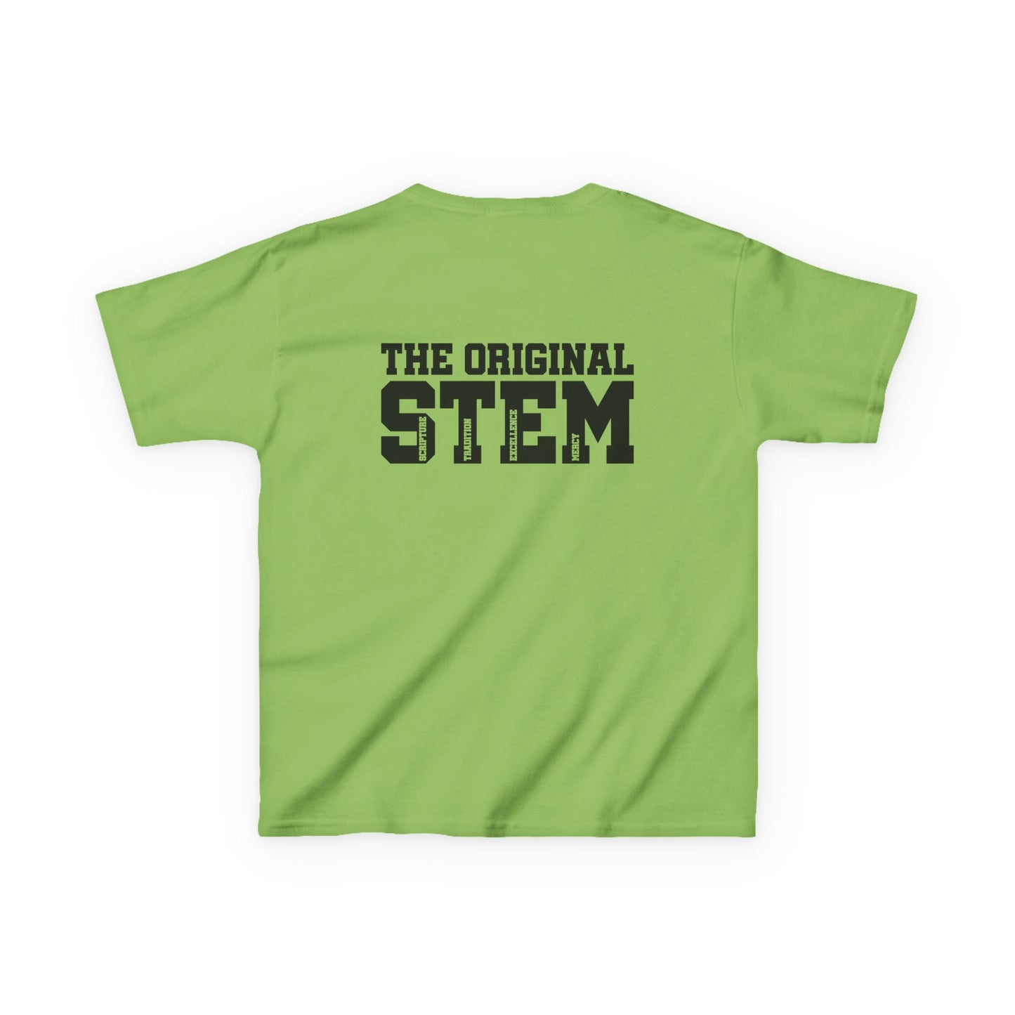 Catholic Schools Est. 1606 Kids T-Shirt – "The Original STEM: Scripture ∙ Tradition ∙ Excellence ∙ Mercy" (Catholic Schools Series)