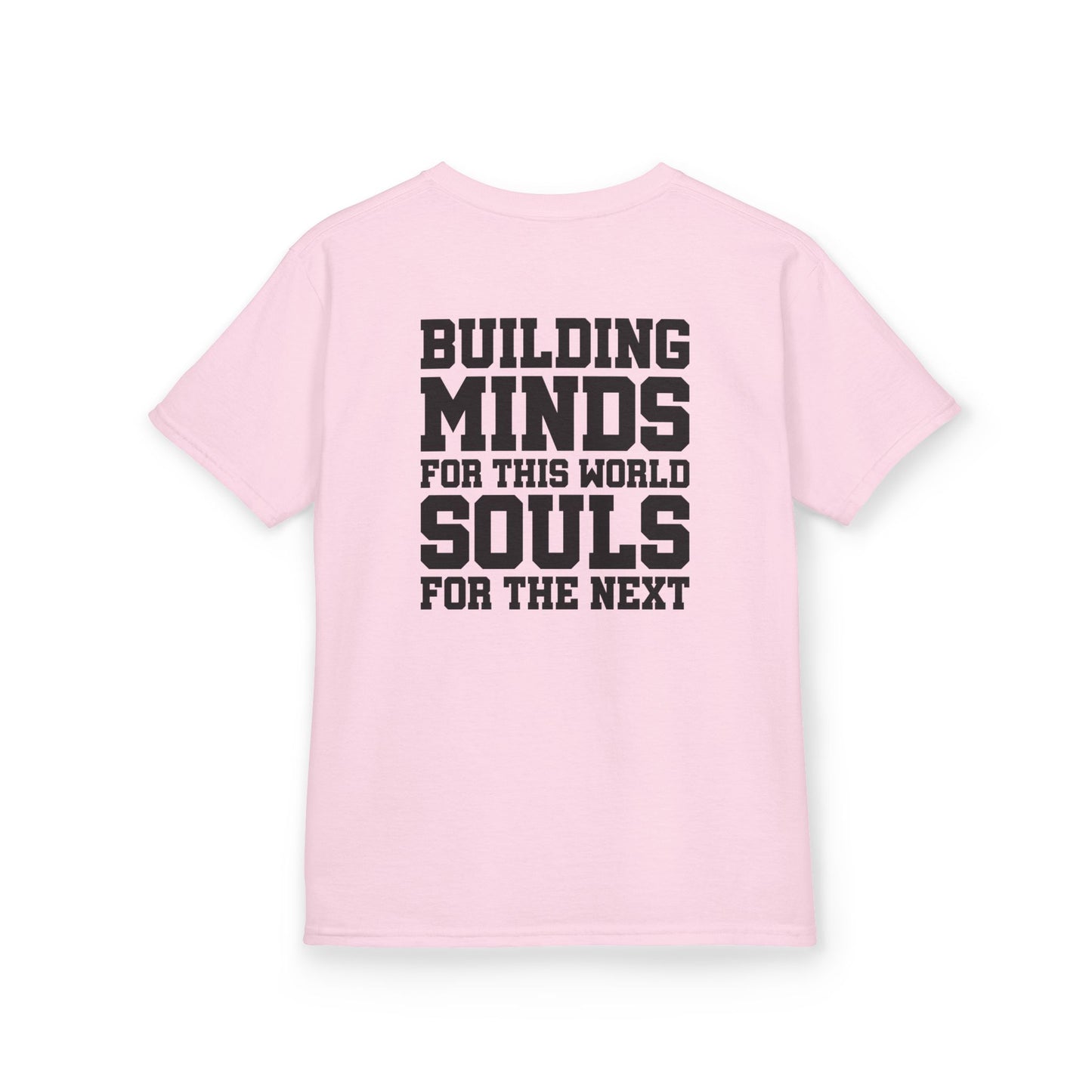Catholic Schools Est. 1606 Kids T-Shirt – "Building Minds for This World, Souls for the Next" (Catholic Schools Series)