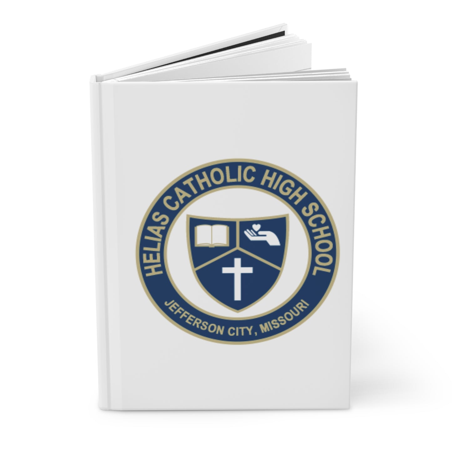 Helias Catholic High School - Jefferson City, MO Custom Hardcover Journal – Matte Finish Notebook with School Logo