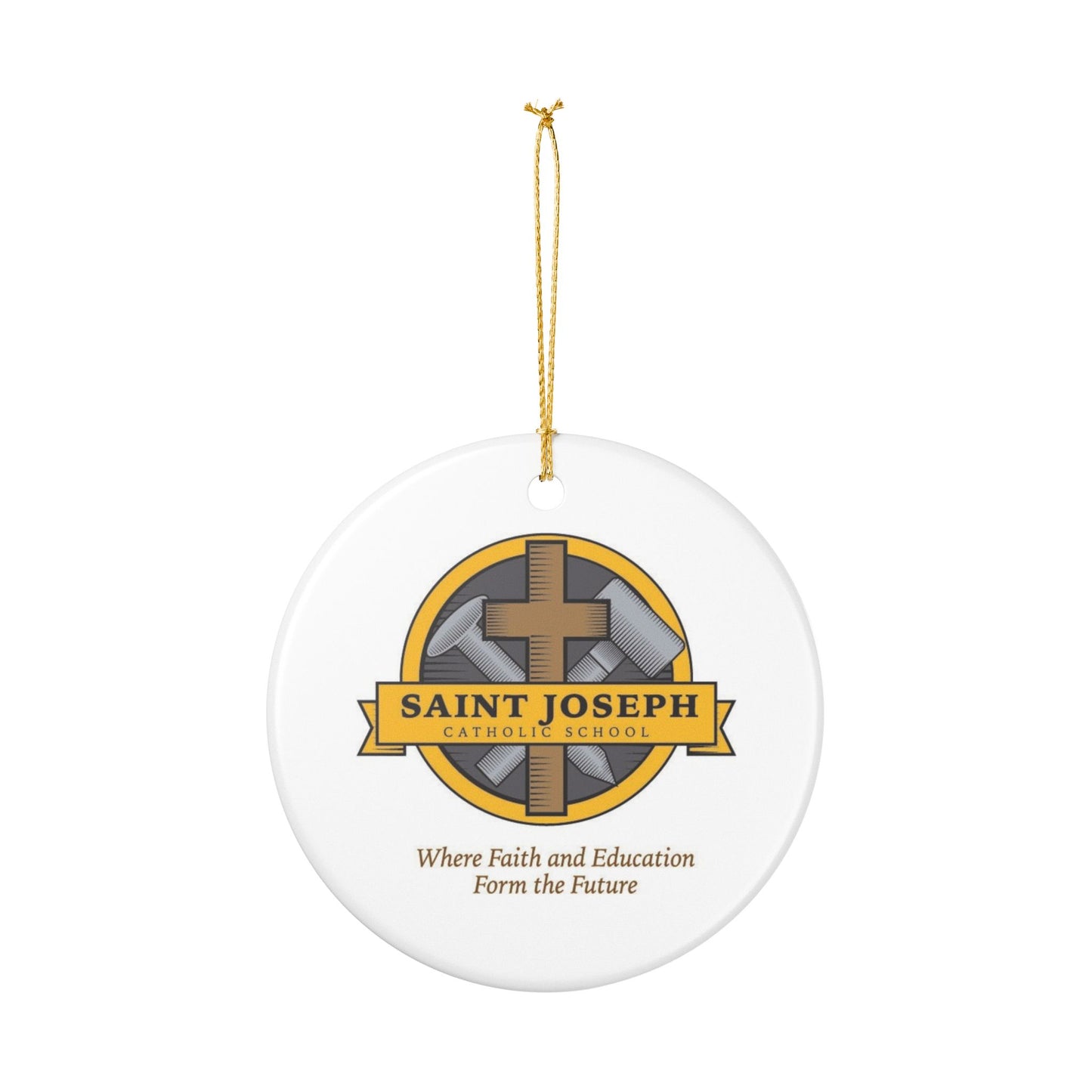 St Joseph Catholic School - Monroeville, OH  Ceramic Ornament