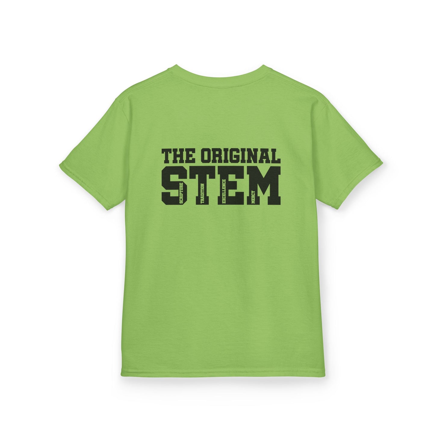 Catholic Schools Est. 1606 Kids T-Shirt – "The Original STEM: Scripture ∙ Tradition ∙ Excellence ∙ Mercy" (Catholic Schools Series)