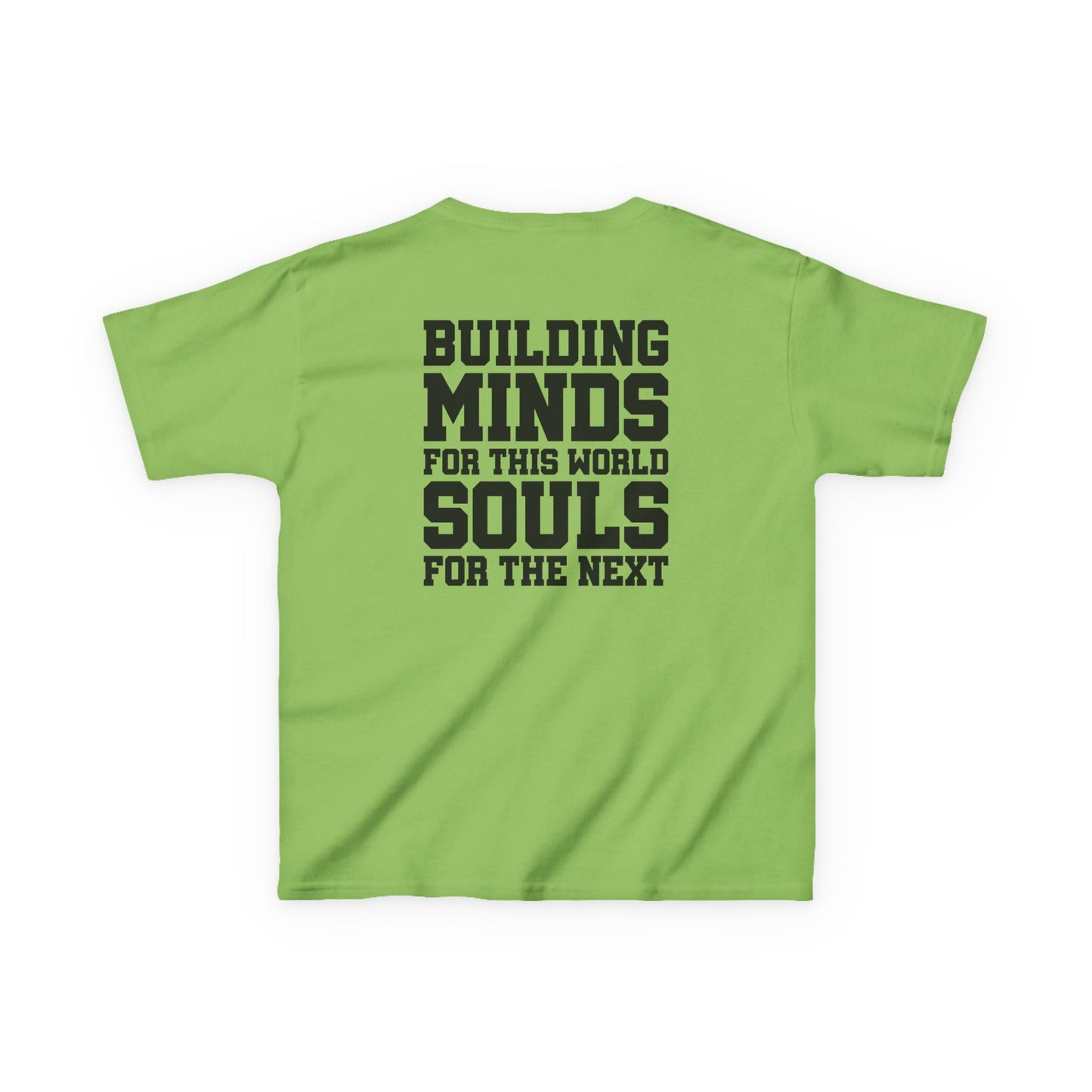Catholic Schools Est. 1606 Kids T-Shirt – "Building Minds for This World, Souls for the Next" (Catholic Schools Series)
