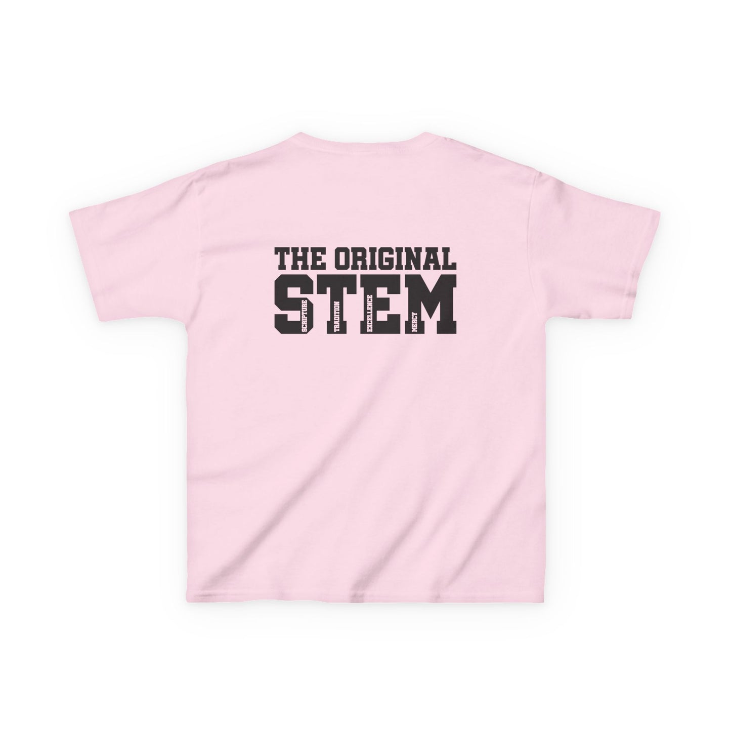 Catholic Schools Est. 1606 Kids T-Shirt – "The Original STEM: Scripture ∙ Tradition ∙ Excellence ∙ Mercy" (Catholic Schools Series)