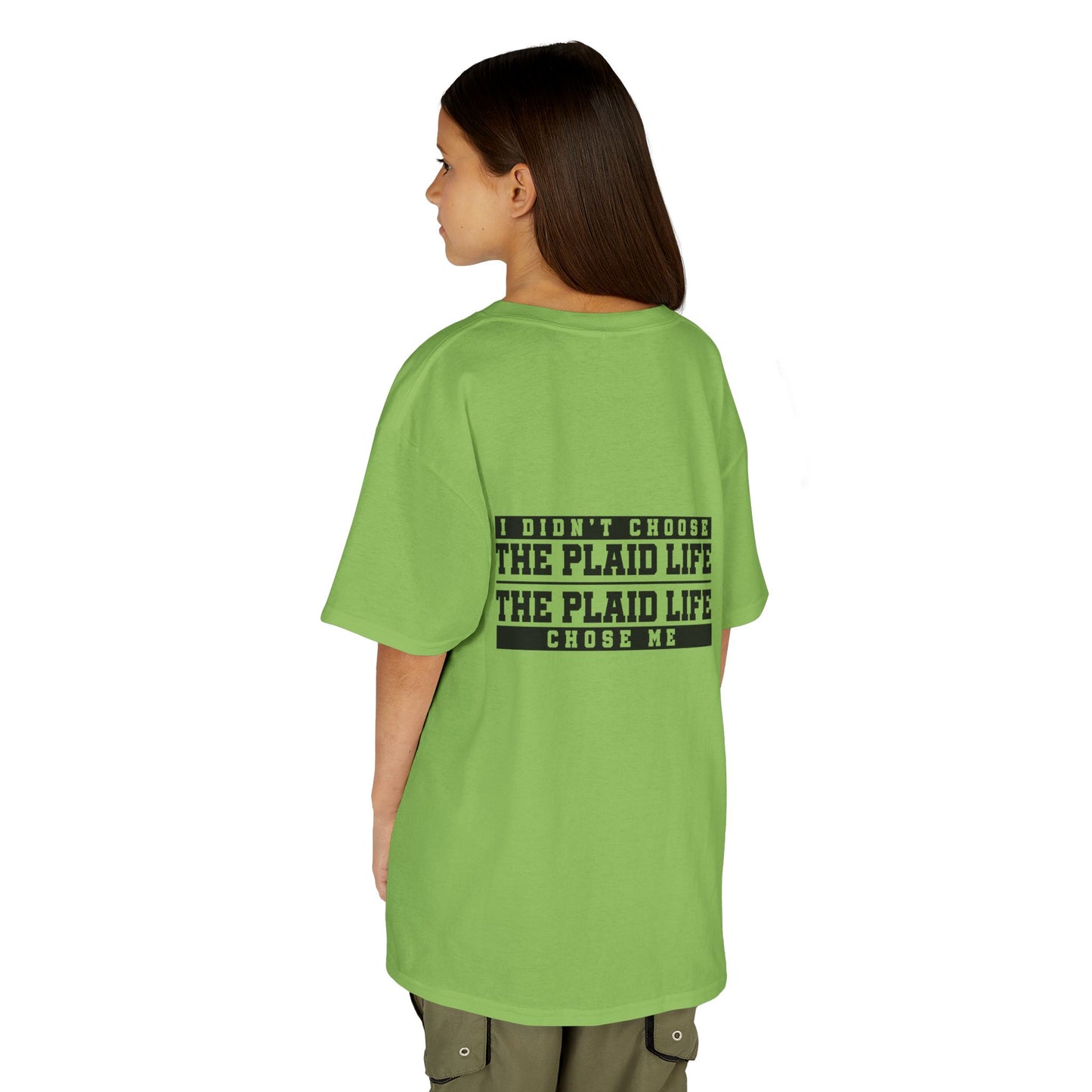 Catholic Schools Est. 1606 Kids T-Shirt – "I Didn't Choose the Plaid Life, The Plaid Life Chose Me" (Catholic Schools Series)