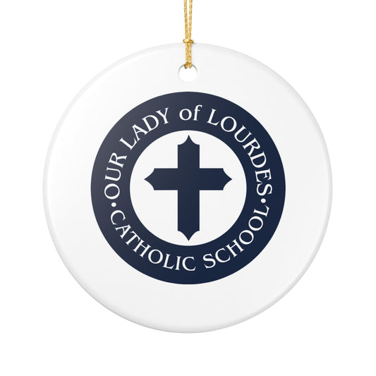 Our Lady of Lourdes Catholic School - Richmond, VA  Ceramic Ornament
