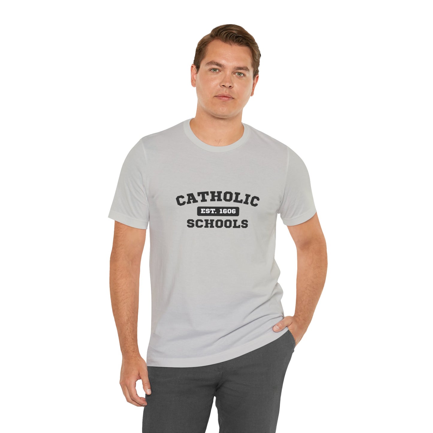 Catholic Schools Established 1606 Tee – Classic Catholic School Spirit T-Shirt